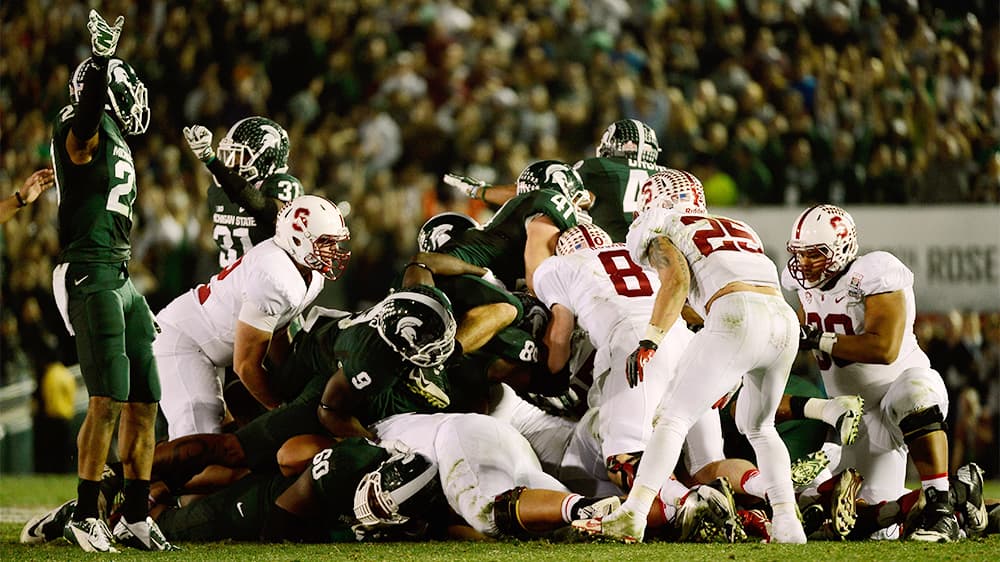 Michigan State at the Rose Bowl